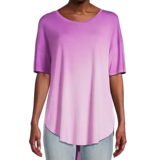 Time&Tru Purple Ombre Short Sleeve T-shirt (rijeek min)