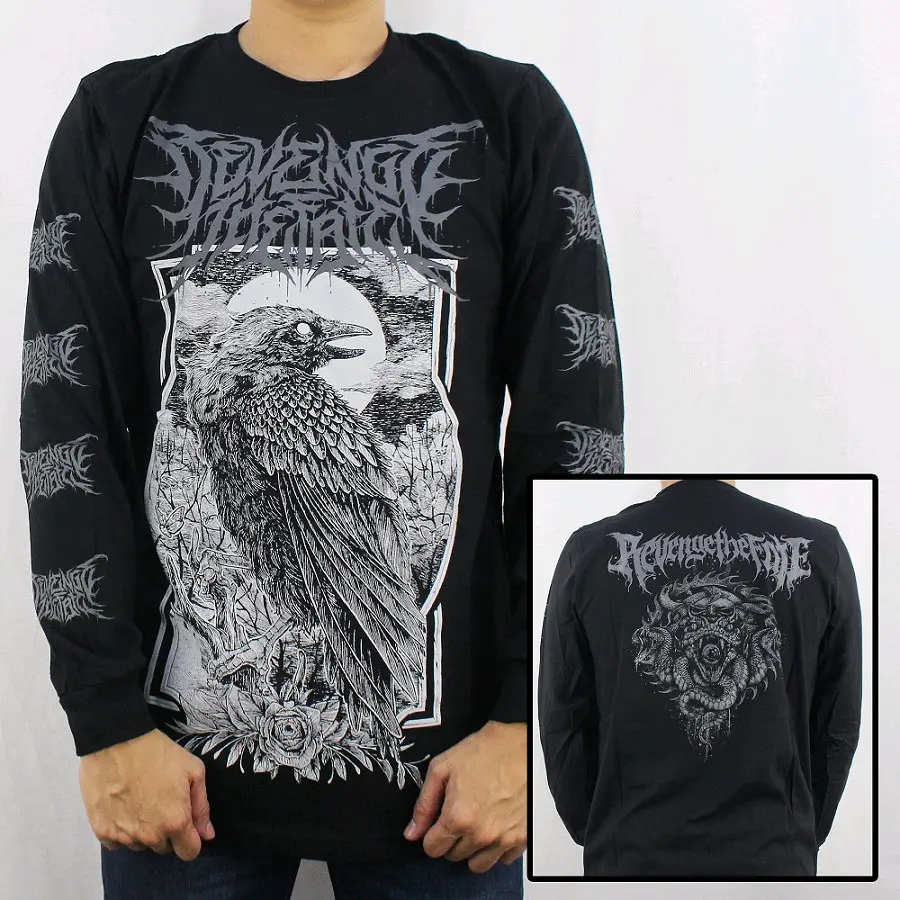 KAOS BAND RAVENGETHEFATE BURUNG .SIZE M L XL