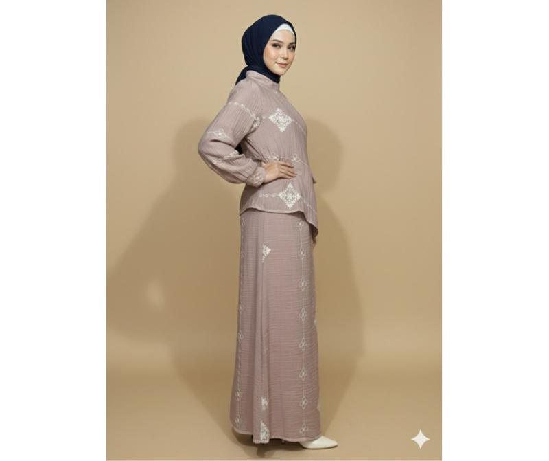 Setrok mileya/setelan rok terbaru2026/baju lebaran 2026/setelan rok mewah dan elegan/setrok kekinian Setrok mileya/setelan rok terbaru2026/baju lebaran 2026/setelan rok mewah dan elegan/setrok kekinian