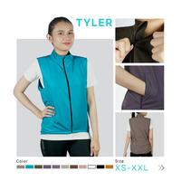 Gambar Trijee Vest Jaket Rompi Olahraga Lari Cycling Zipper Polyester Tanpa Lengan Pria Wanita Unisex - Tyler - Beige, XS dari Trijee Sportswear Kota Administrasi Jakarta Barat 1 Tokopedia