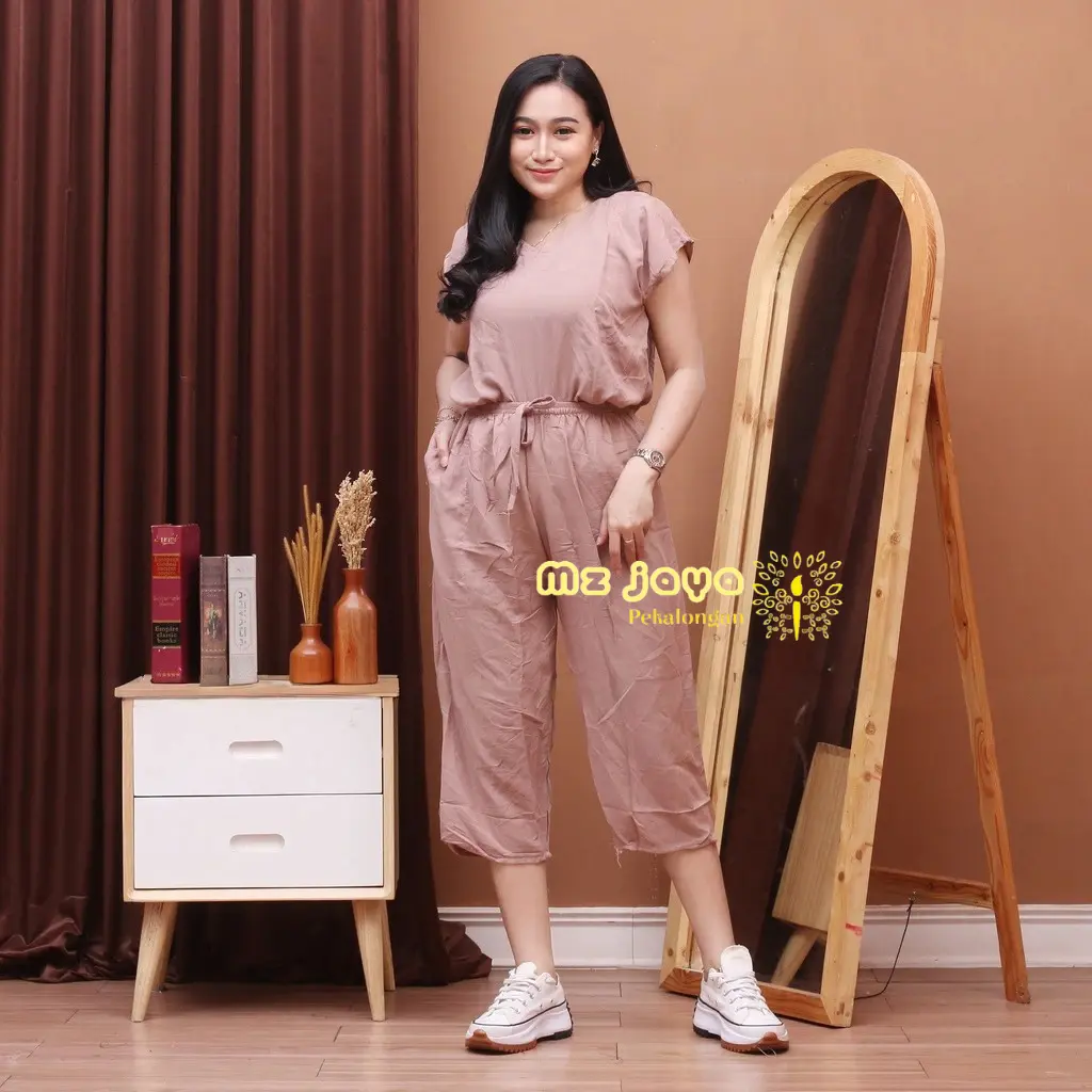HANNA-Piyama Baju Tidur Setelan Wanita Korea Kekinian - Setelan Wanita Jumbo Murah - BAHAN RAYON