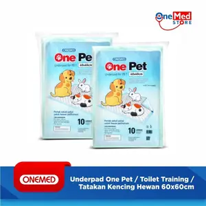 Underpad One Pet / Toilet Training / Tatakan Kencing Hewan 60x60cm