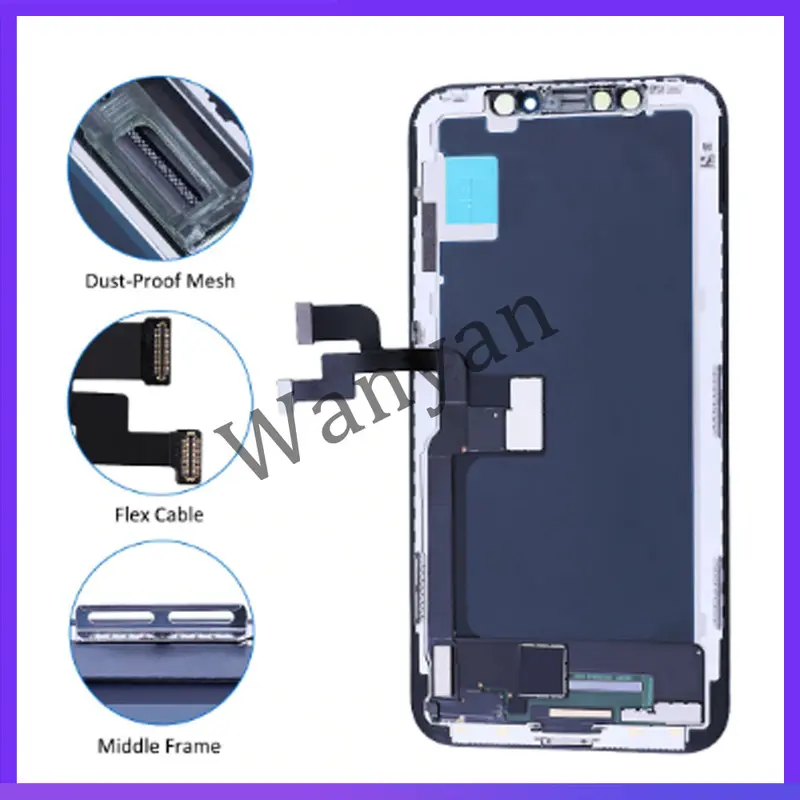 Màn hình LCD OLED, màn hình cảm ứng, thay thế cho IP X, XS, XR, XS Max, hỗ trợ Face ID, incell Phone Phụ Kiện 2