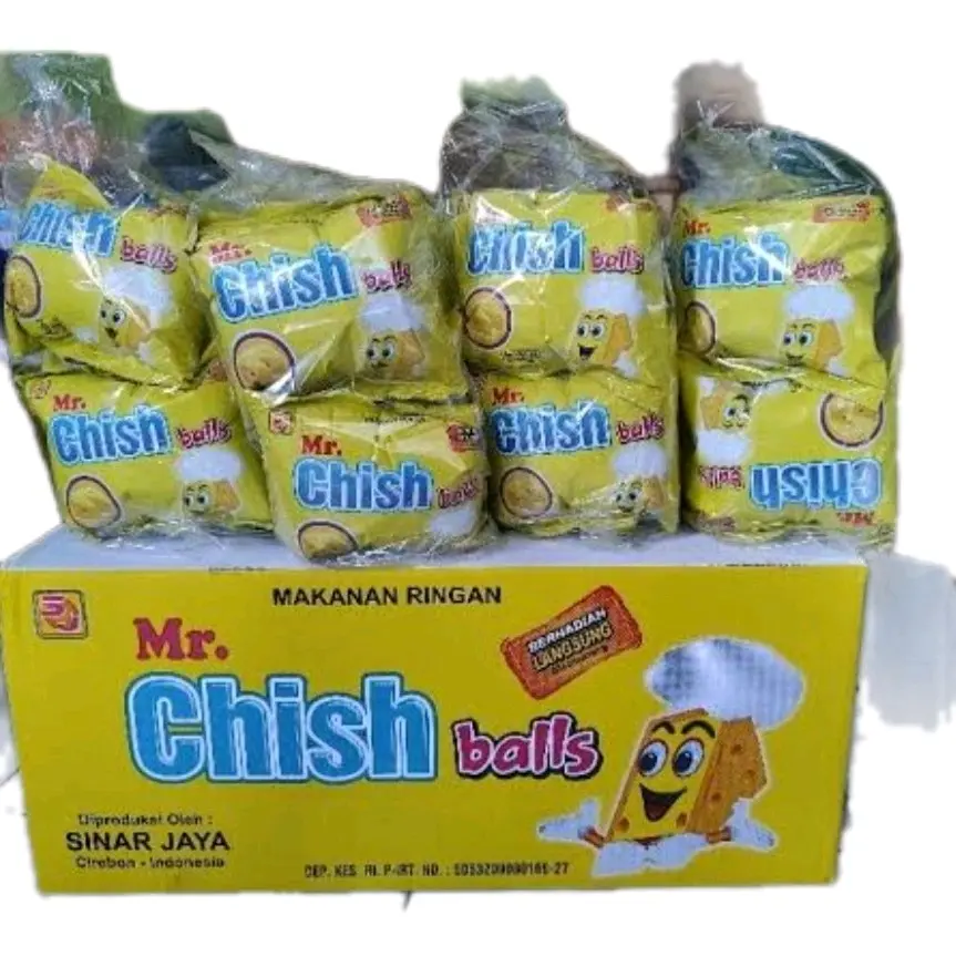 Jajan Berhadiah Mr.Chish Balls isi 10pcs-Snack Jajanan