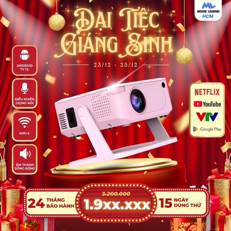 HCM1 Tết 2026 Máy Chiếu M3 MiniGo - Máy Chiếu Movie Legend HCM