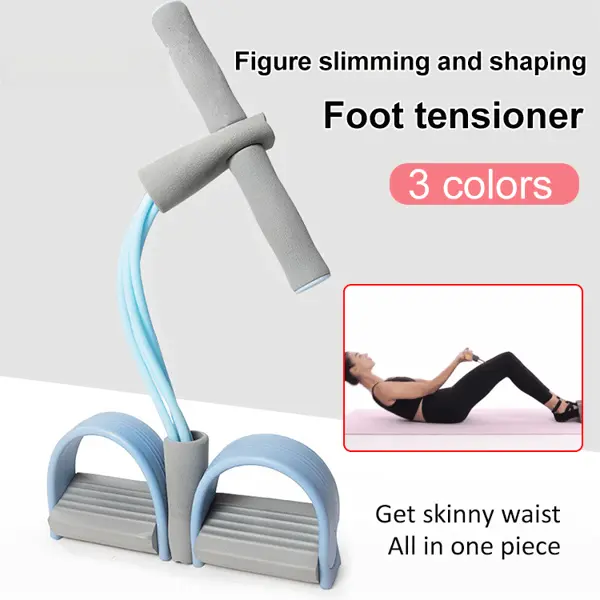 Fitness Resistance Bands Pedal Ankle Puller Multi-Function Tension Rope Fitness Exercise Equipment 5