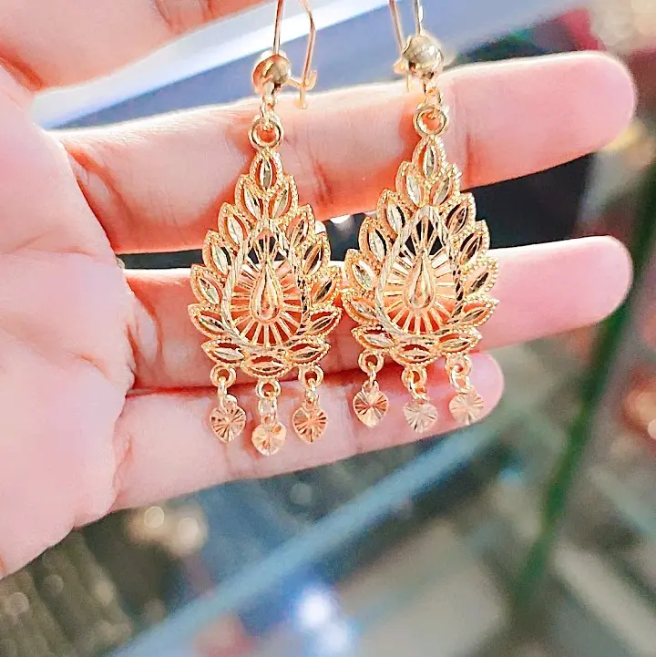 Anting Xuping Juntai Dubai dengan Desain Elegan Dewasa Earrings 2