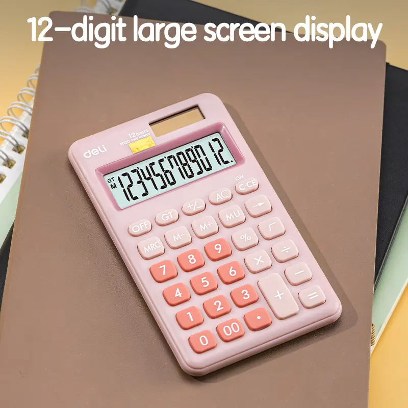 Deli Kalkulator / Desk Calculator 12 Digit EM120 Alat 1