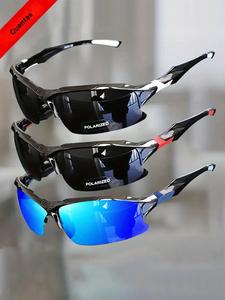 3 Pares de Lentes de Media Montura Envoltadores para Hombres y Mujeres, Ideales para Ciclismo al Aire Libre, Conducción, Senderismo y Deportes