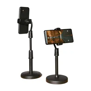 Stand Holder HD25 Penyangga Handphone Plastik ABS Kokoh Fleksibel 360 Derajat Tinggi 30-45 cm untuk HP Maksimal 7 Inch