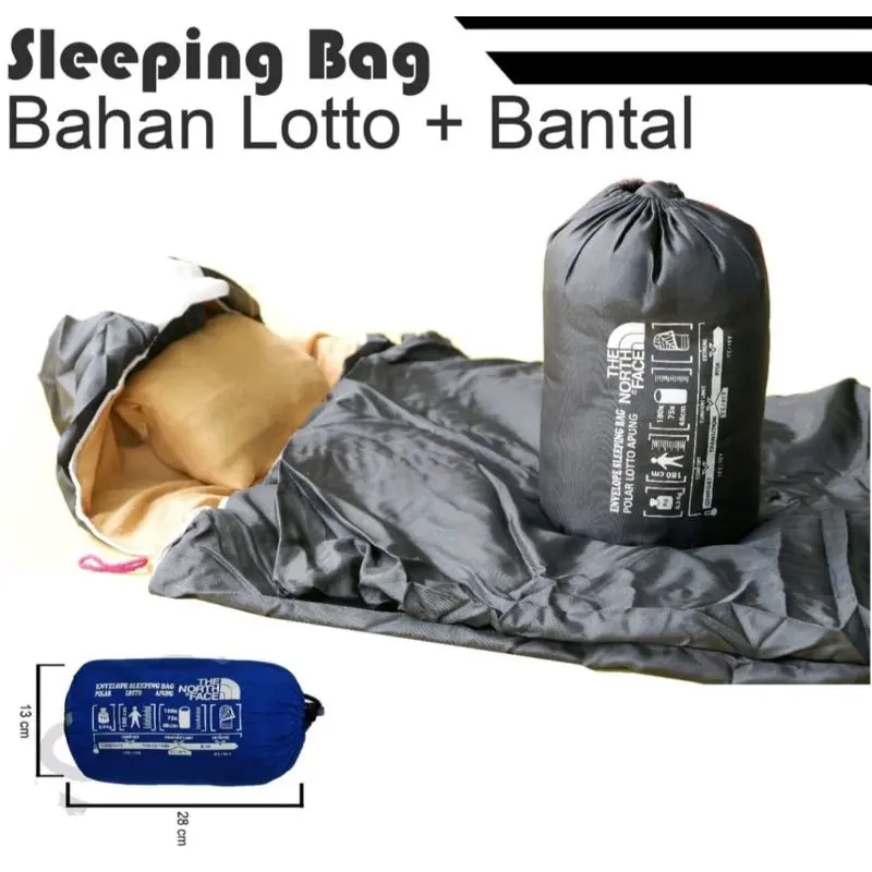 Sleeping Bag Lotto + Bantal Premium Series Talas 3