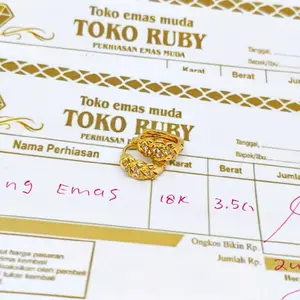 [PROMO] Anting Desain Melintir Terbaru Anting Emas Muda Asli Awet Dan Tahan Lama