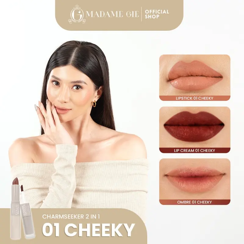 Madame Gie Charmseeker 2in1 Ombre - Make Up Lipstick Lip Matte Cream 4