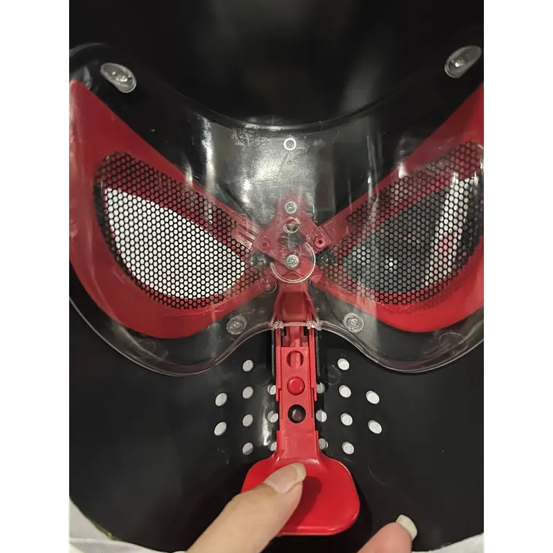 NODIA Tutup Kepala SpiderMan Mata Bisa Berkedip Lulus Chin Control Pahlawan Super Bermain Peran Game Marvel's Spider-Man Miles Morales Mainan Cosplay 7