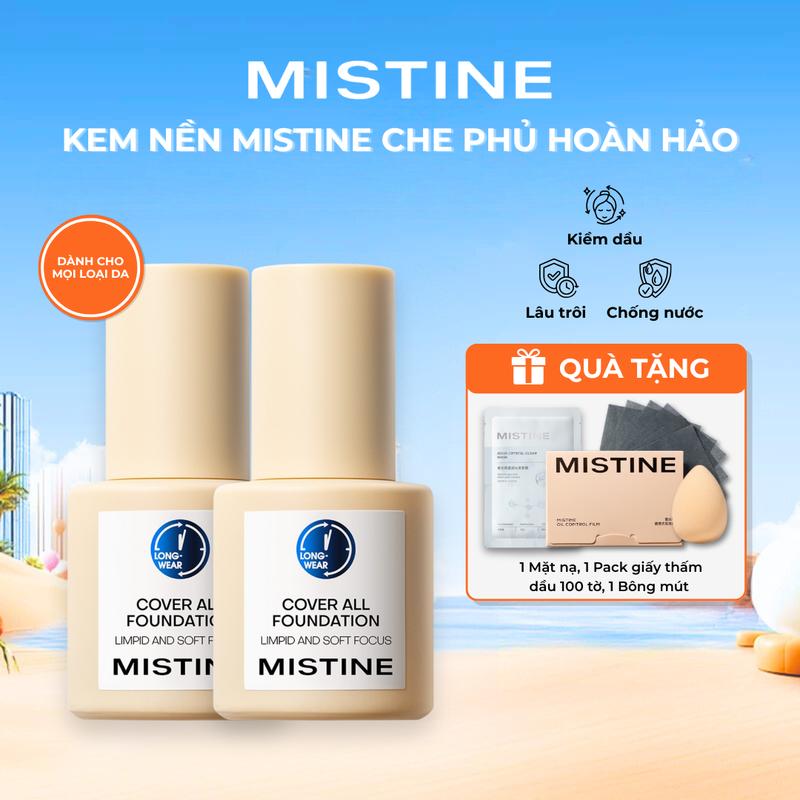 [COD]MISTINE Foundation bb Cream Kem nền dạng lỏng dưỡng ẩm lâu trôi 30g