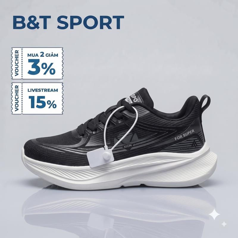 Giày Thể Thao Nam 376 – Giày Sneaker Nam Thời Trang, Đế Bám Tốt, Êm Chân, Dễ Phối Đồ