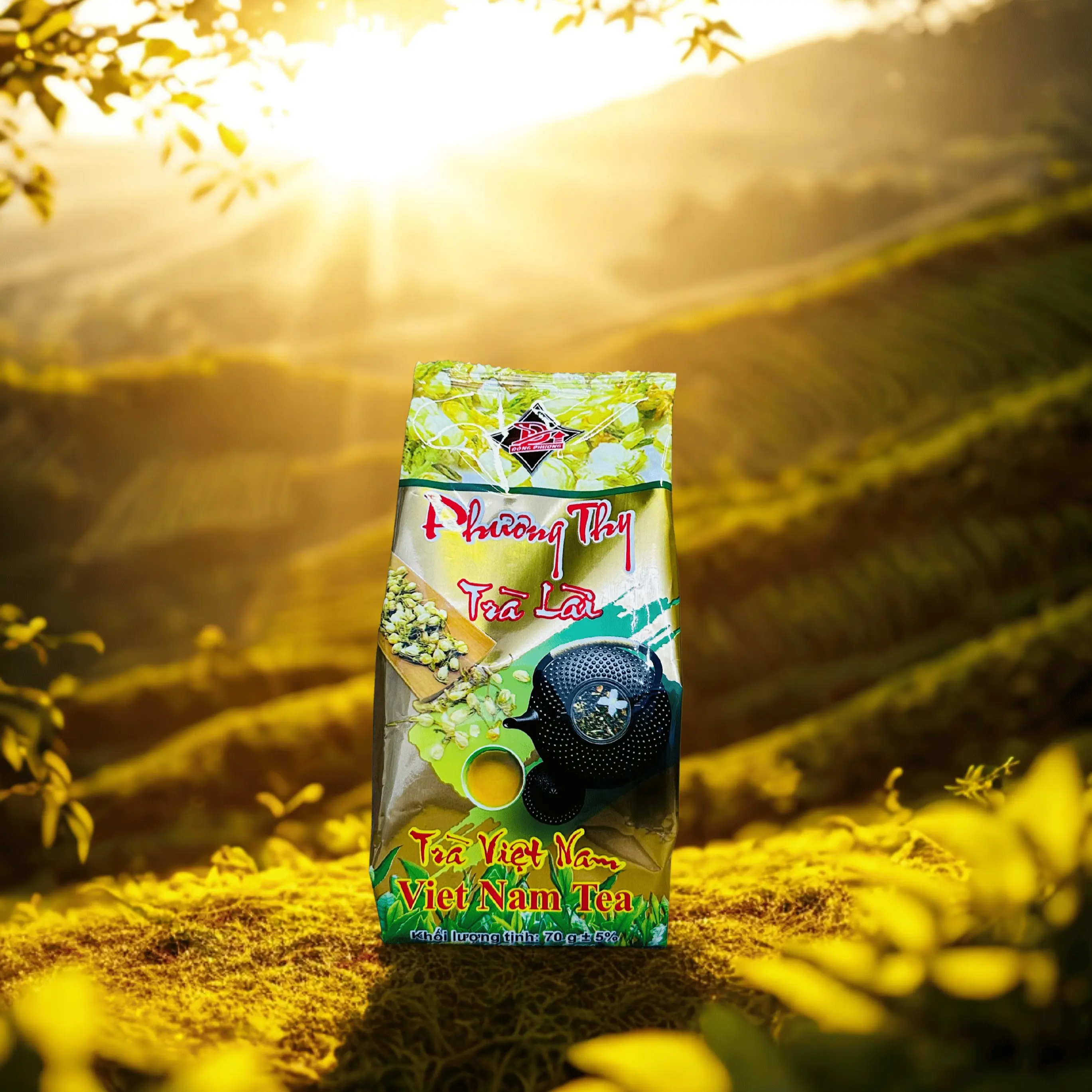 Trà Lài Phương Thy (70g) – Trà lá hảo hạng – Nước Trà