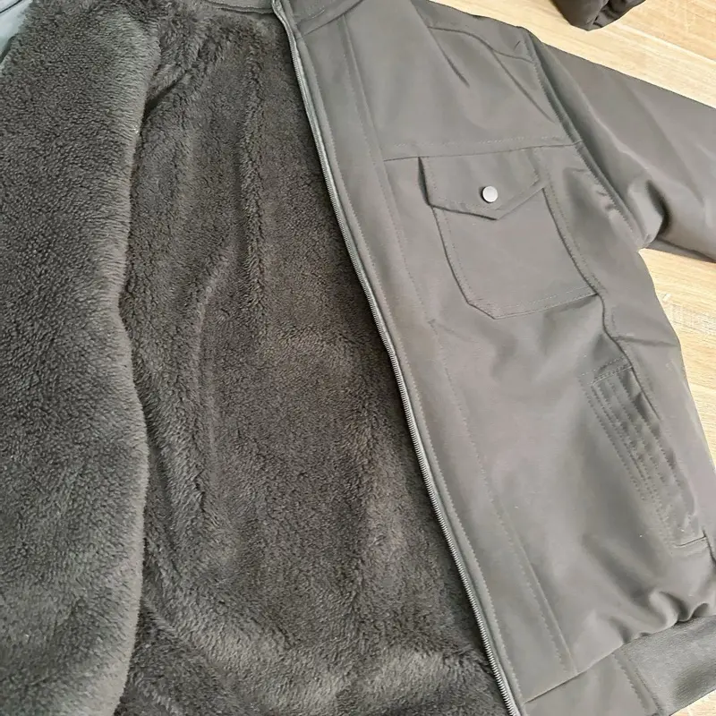 Áo Khoác Nam Trung Niên Lót Lông Tặng Bố Mùa đông Nam Đen & Xanh Than Tím Size M-XXL Siêu Ấm Dày Dặn | BigBuy360 - bigbuy360.vn