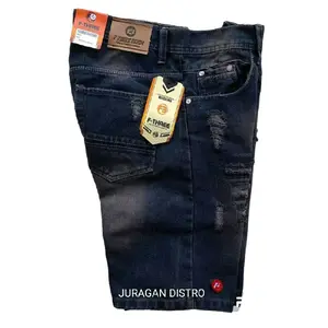PENDEK JEANS SOBEK PRIA PREMIUM