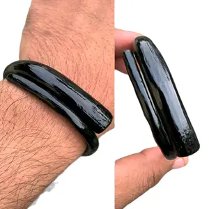 Gelang Akar bahar hitam Asli Harian Unisex Natural Crystal Bracelets & Anklets