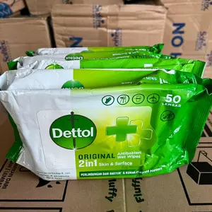 (4 pack) Tisu Basah  isi 50 sheet minus kemasan Original