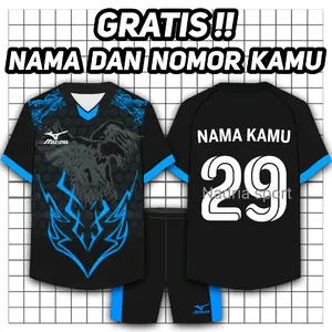 Custom Gratis Nama Nomor Pungung Baju Bola Futsal Baju Bola Sepak Dewasa Cowok Cewek Untuk Baju Olahraga Remaja Baju Bola