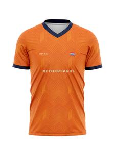 Camiseta deportiva de fútbol de los Países Bajos, modelo nuevo 2026, tela de secado rápido, manga corta, estilo casual, para todas las estaciones, entrenamiento del equipo