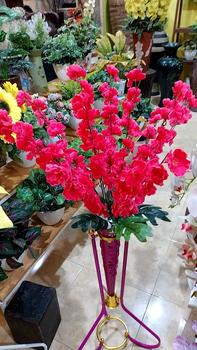 Product Review of bunga hias bunga pojok sakura mihua k 14 set pot besi BUNGA PELASTIK from P**y 0