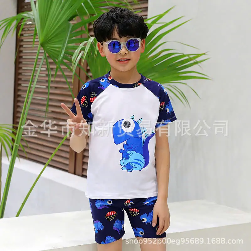 Bộ Bơi Kèm Mũ Cho Bé Trai và Bé Gái Từ 10kg 5