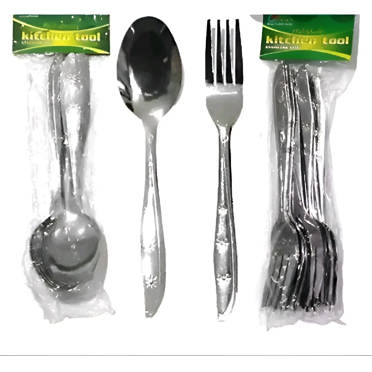 promo!!!paket 2 lusin sendok/garpu makan stainless isi 24 pcs Steel Kitchenware
