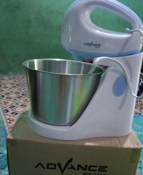 Product Review of EXCLUSIVE BAIMWONG!!! ADVANCE 2in1 Stand Mixer Stainless 2L Pengocok Telur Mesin Listrik Roti 5Kecepatan Pengaduk MX1003T Dapat Dilepas from t**e 0
