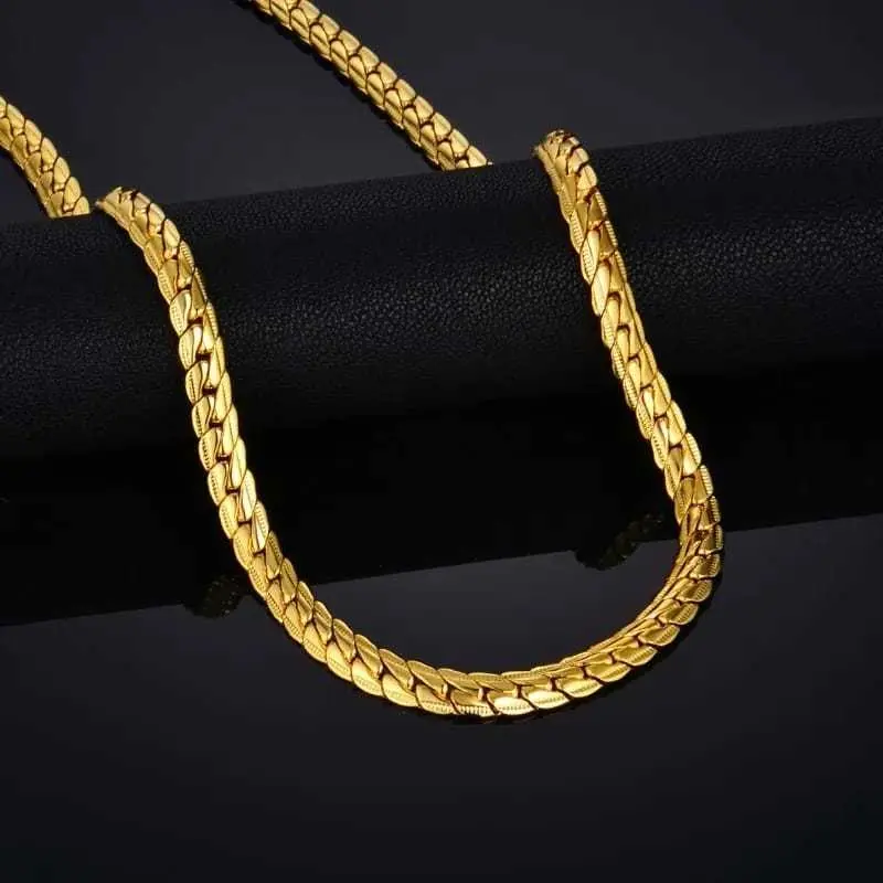 KALUNG TITANIUM RANTAI PRIA MODEL SISIK ULAR ANTI KARAT ANTI LUNTUR TERBARU / KALUNG RANTAI TITANIUM MOTIF SISIK NAGA STAINLEES STEEL ANTI KARAT PRIA WANITA TERLARIS