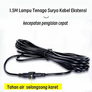 1,5M Lampu Tenaga Surya Kabel Ekstensi