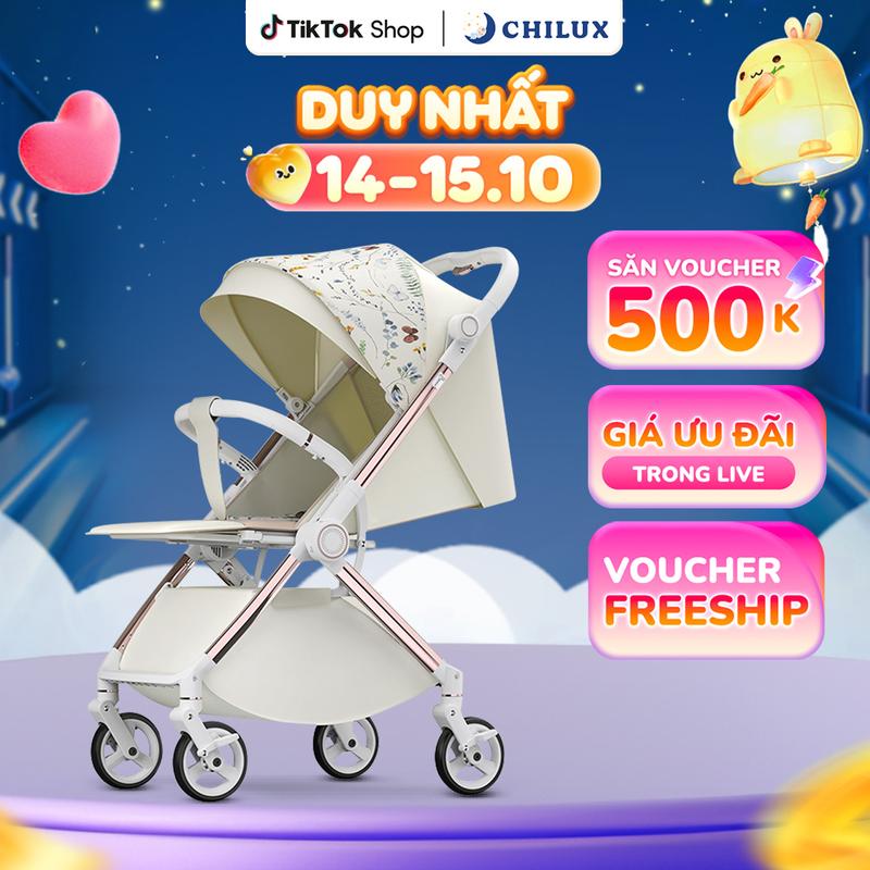 Xe đẩy 2 chiều cao cấp Chilux K5 - Tiện lợi, an toàn, đa năng cho bé