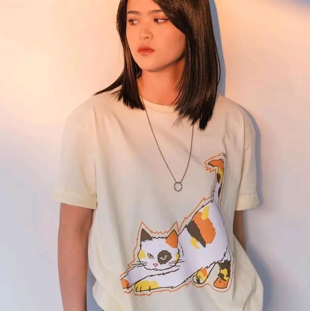 Kaos JKT48 Adel Birthday 2023 Tshirt Wanita Basic Free PC/Goodie bag -Ivory 3