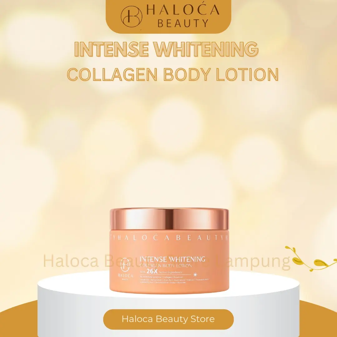 [ HALOCA BEAUTY ] (1Pcs) FOR NIACINAMIDE 5% HB Intense Whitening Bibit Collagen Lotion 26x Active Ingeredient 250GR