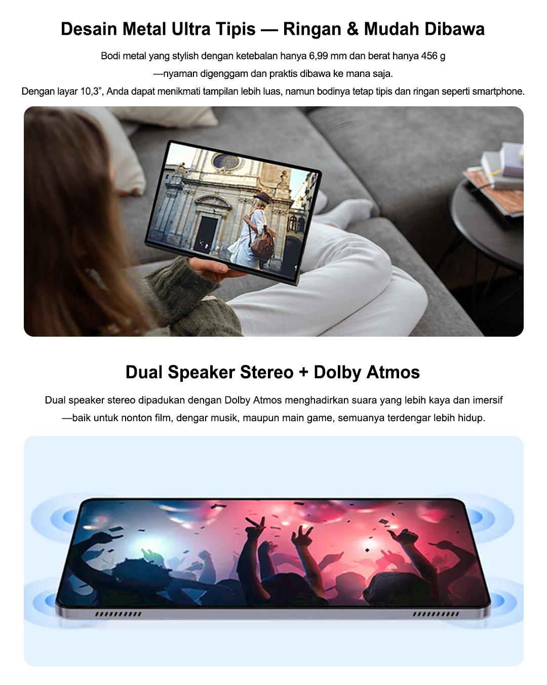 （2）2026 MatePad H13 Pro 10.3" Tablet [16GB+1TB] | Pengalaman Pro Layaknya PC | 120Hz OLED Real Color FullView Display | Ultra-tip