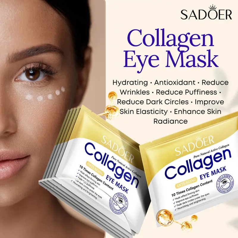 SADOER Collagen Anti-Aging Eye Mask - Urbanglamscents