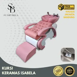 Kursi Keramas Salon Isabela - Flamingo - Jok Kancing