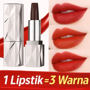 Lipstik Queen’s Wand 3 Warna – Tidak Luntur | Melembapkan | Tidak Transfer | Tahan Lama