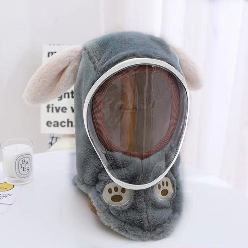 Product Introduction of Windproof Winter Warm Ear Protection Hat Thick Face Cover Hat Cute Rabbit Ear Cap For Boys And Girls 27