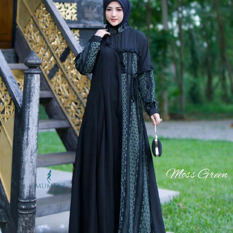 Terbaru Davina Abaya BLACK SERIES Ori Mumtaz, Abaya Terbaru Ori Mumtaz, Gamis Lebaran Best Seller 3
