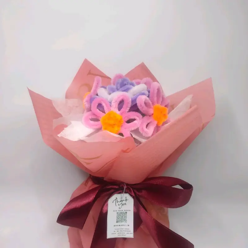 Buket Kawat Bulu Small - mini 3