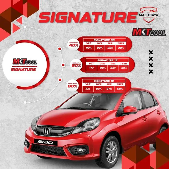 Special Edition Kaca Film Mobil Mkt Signature Ber - Reguler -Gratisongkir