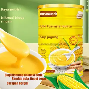 【Jagungin.】  Pasta Jagung Ubi dan Kudzu Asli untuk Sarapan Pagi, Pasta Jagung Ubi dan Kudzu Instan, Pengganti Hidangan Siap Saji Bergizi dan Mengenyangkan