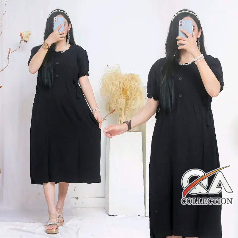 Daster cantik Chibi Rayon Premium Dress kimono Busui Standar Jumbo 1