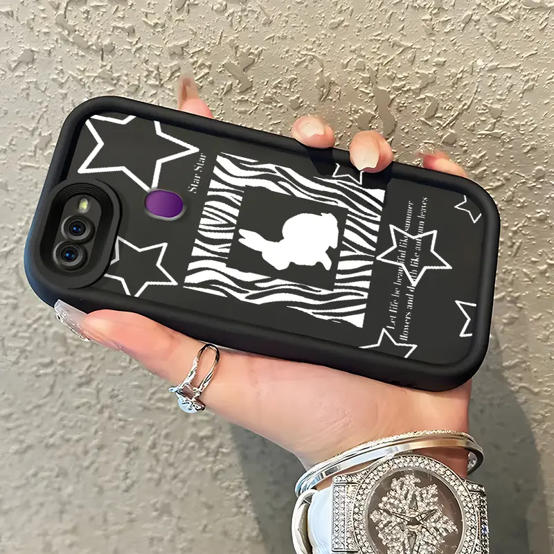 Casing Hp Untuk OPPO F9 F9 Pro A7x Realme 2 Pro Realme U1 Case Tren Kelinci Kartun Kasing Silikon lembut Baru Casing Ponsel Anti guncangan Cesing pelindung lensa Softcase Kesing