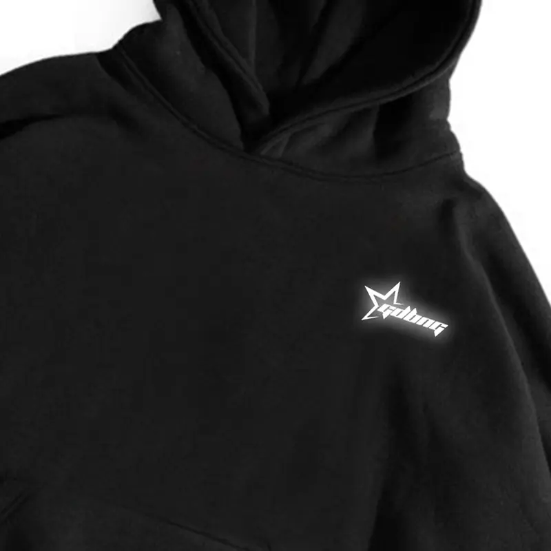 Gadabang Sweater Hoodie Boxy Starboy Menyala Future Disaster Sablon Reflektif Oversize Fleece 280 3
