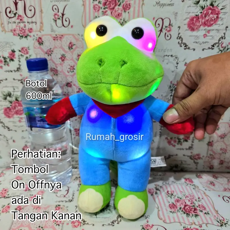 Boneka Pororo the Little Penguin LED Lampu Bubble Dolls Loopy Pororo Guling Pororo 7