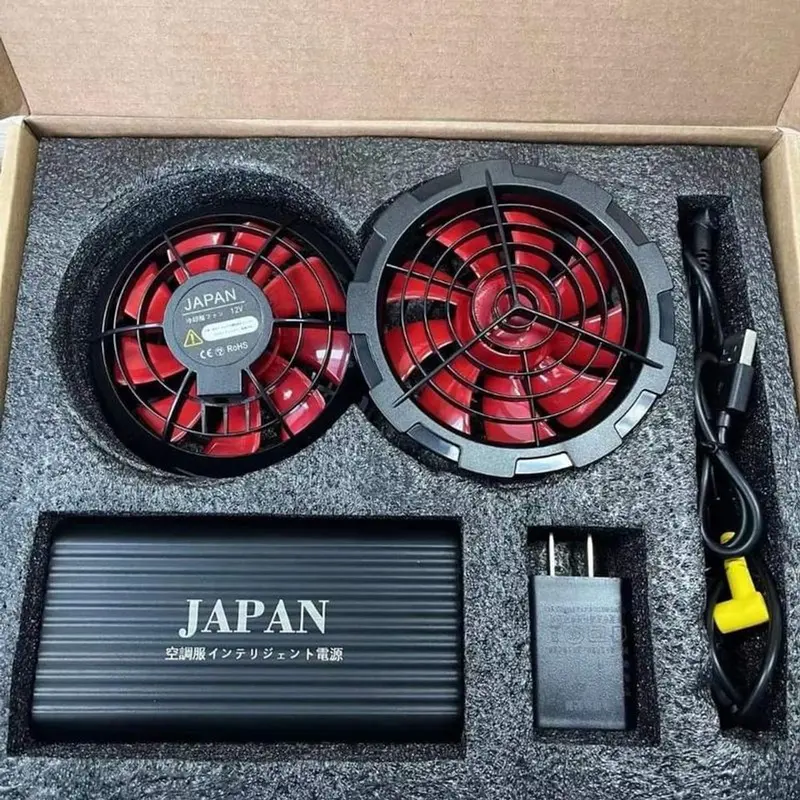 Bộ Phụ Kiện Pin Áo Điều Hoà 25V 98000mah 0